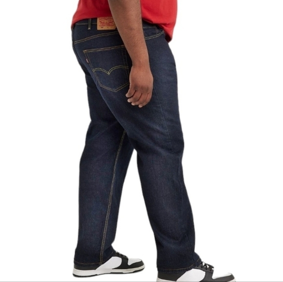 LEVI STRAUSS 550 MENS RELAX FIT DARK WASH FADED SIZE 48 - Picture 1 of 8
